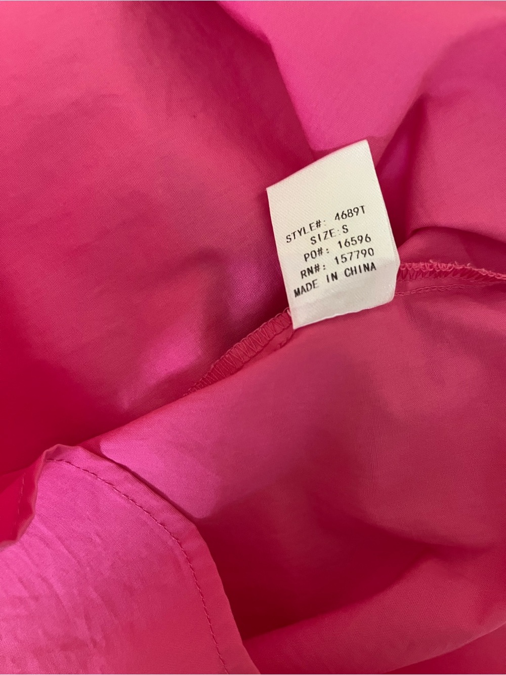 PINCH Pink Ruffle Sleeve Top With Front Tie - Picture 4 of 4